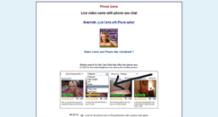 Desktop Screenshot of phonecams.com